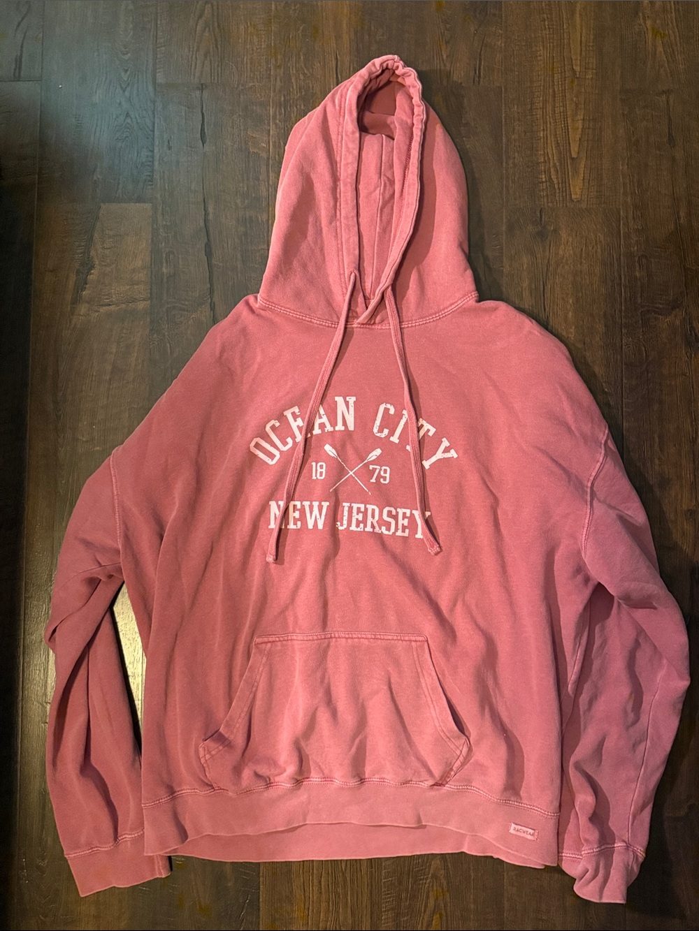 Pink 'Ocean City New Jersey' Pullover Hoodie